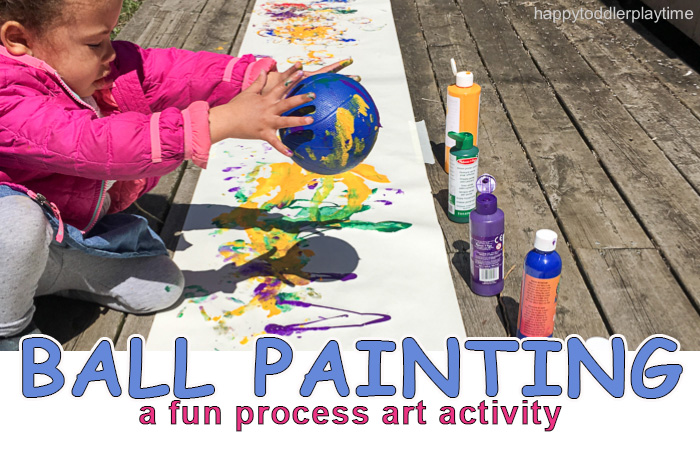 Ball Painting - Happy Toddler Playtime